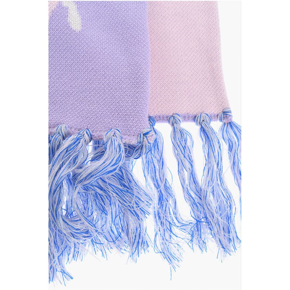 Puma KIDSUPER Wool Blend Scarf with Fringes
