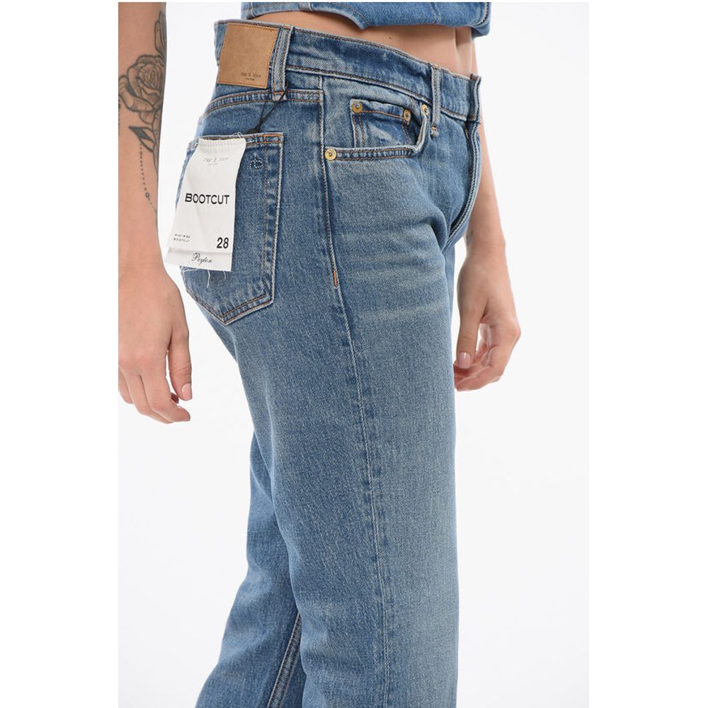Rag&Bone Mid Washed PEYTON Bootcut Denims 22cm