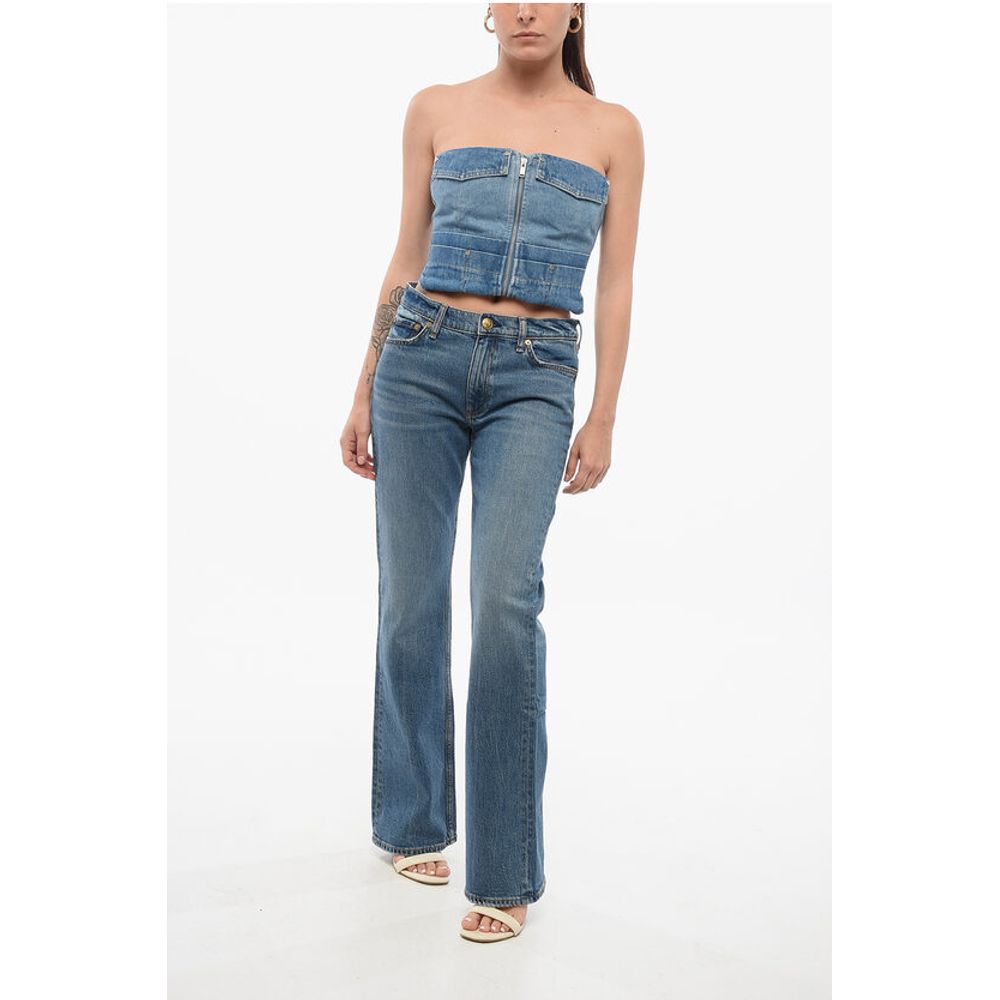 Rag&Bone Mid Washed PEYTON Bootcut Denims 22cm