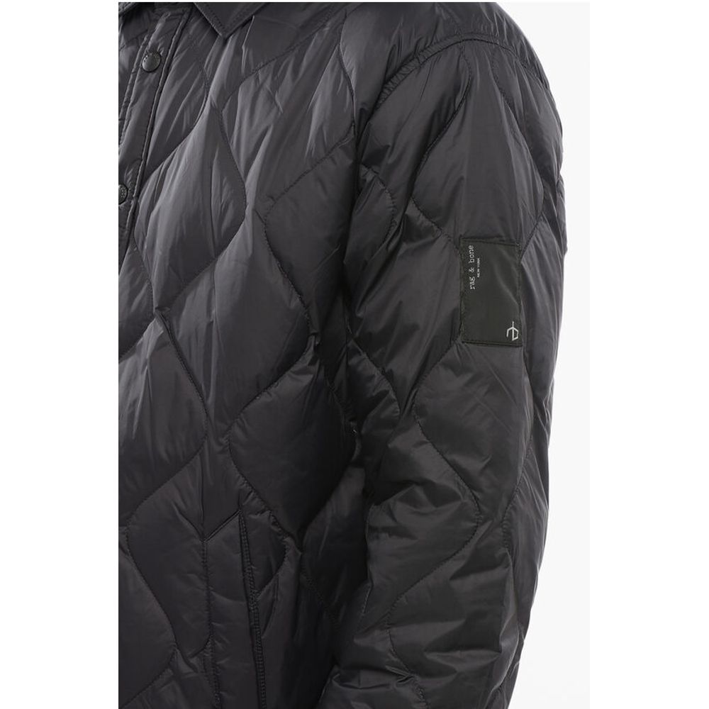 Rag&Bone ICONS Quilted Overshirt with Snap Buttons