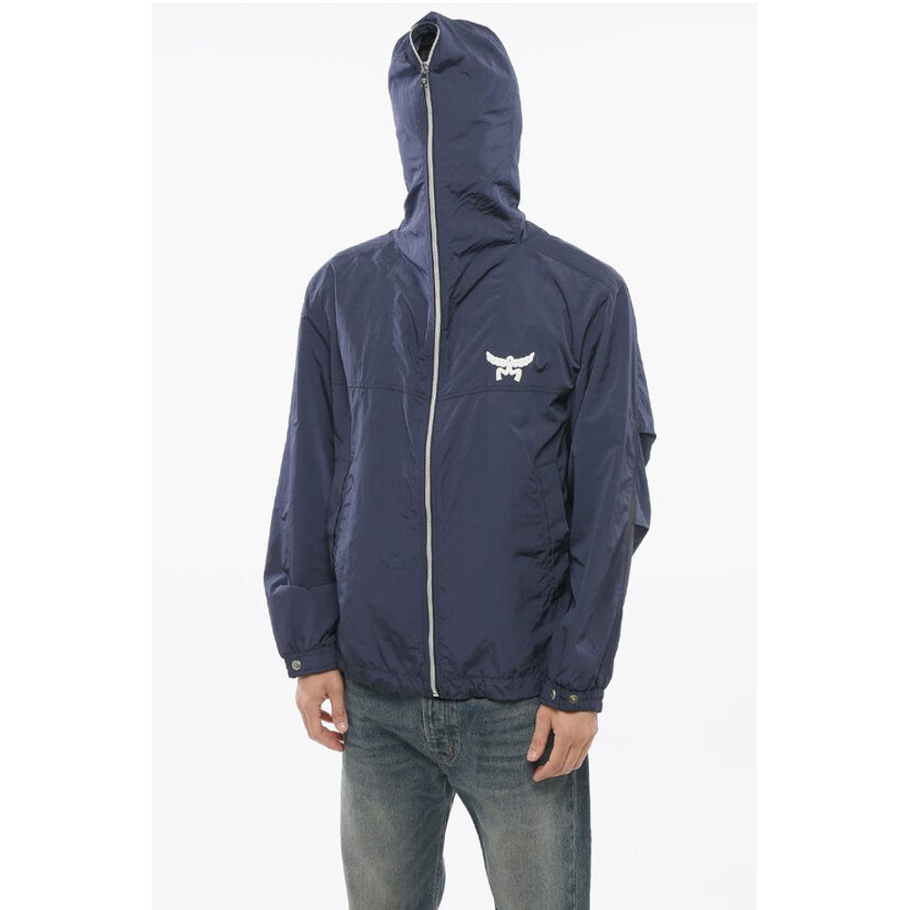 MCM Nylon Jacket with Hood and 2-Pockets