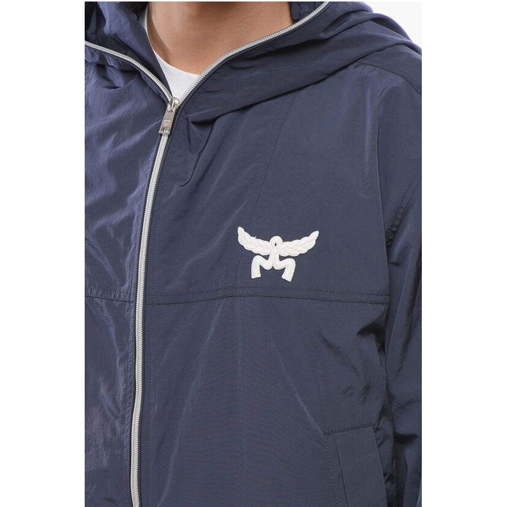 MCM Nylon Jacket with Hood and 2-Pockets