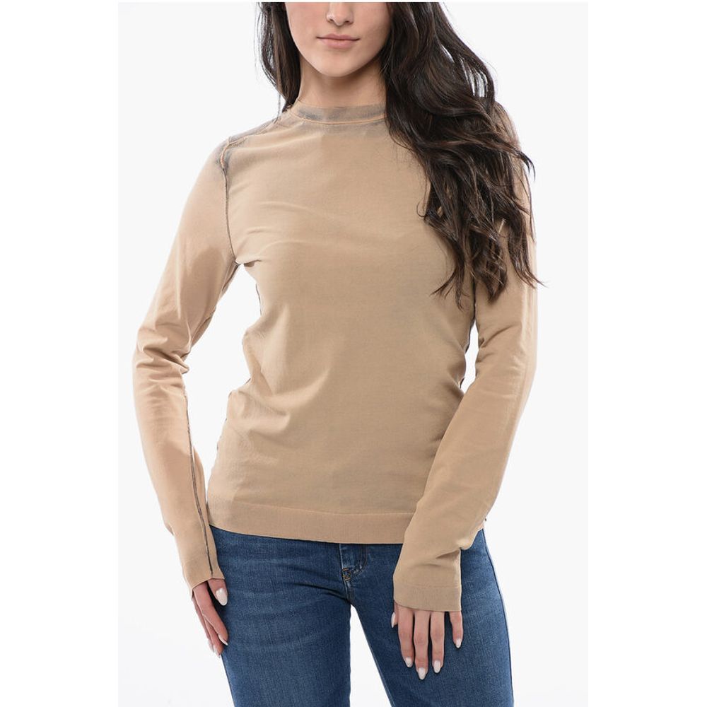 Acne Studios Acid Wash Effect Lightweight Crew-neck Sweater