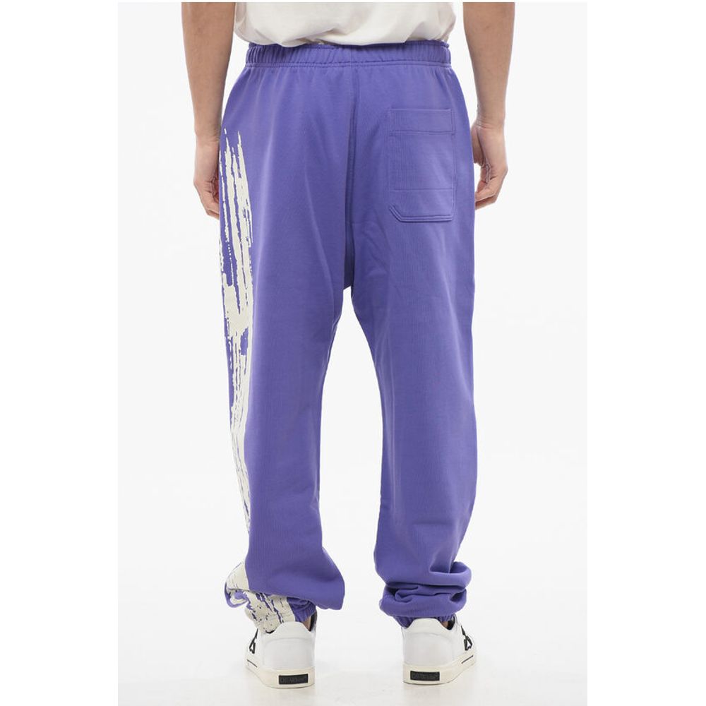 Y-3 Brushed Cotton Sweatpants with Logo Patch