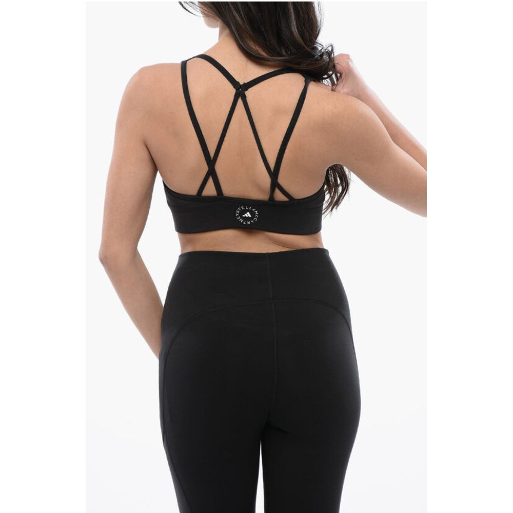 Adidas STELLA McCARTNEY Stretch Fabric Active Bra with Contrasting