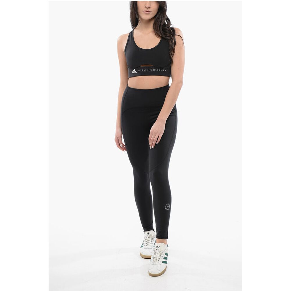 Adidas STELLA McCARTNEY Stretch Fabric Active Bra with Contrasting