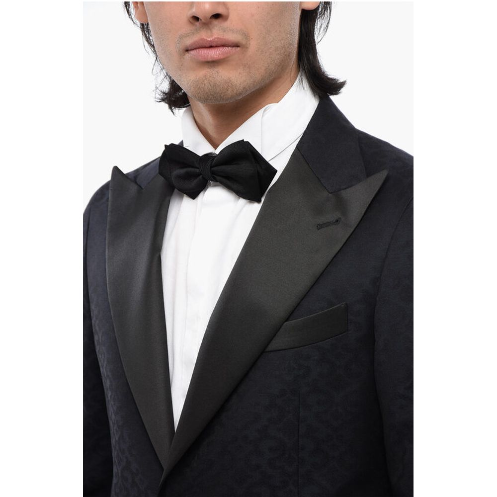 Corneliani Anthemion-Print Wool and Silk CERIM.REWARD 2-Button Blazer W