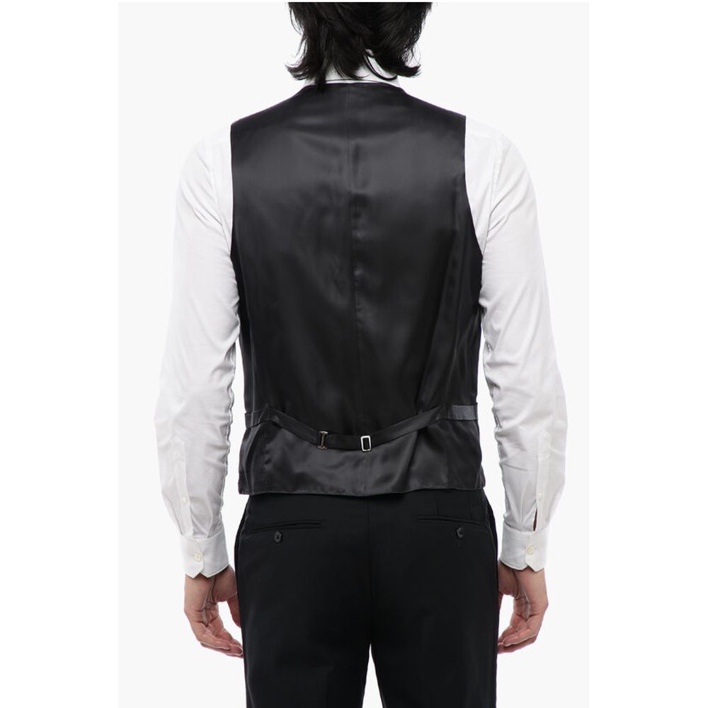 Corneliani Virgin Wool LEADER Waistcoat with Back Adjuster