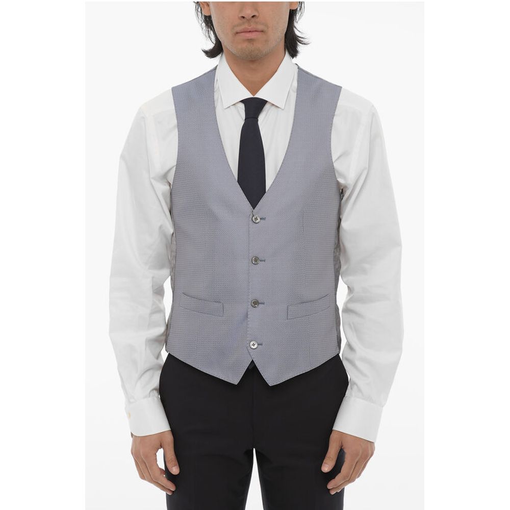 Corneliani Silk CERIM.ACADEMY Waistcoat with Back Adjuster