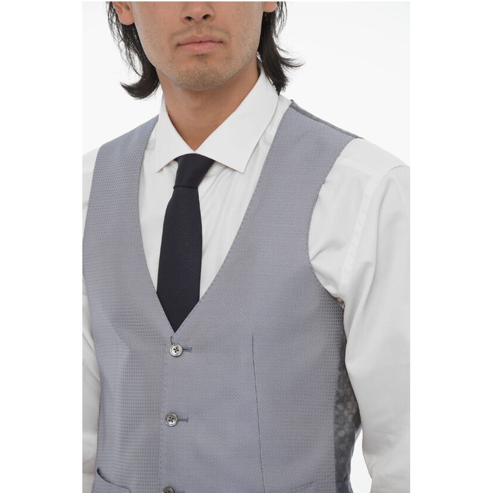 Corneliani Silk CERIM.ACADEMY Waistcoat with Back Adjuster