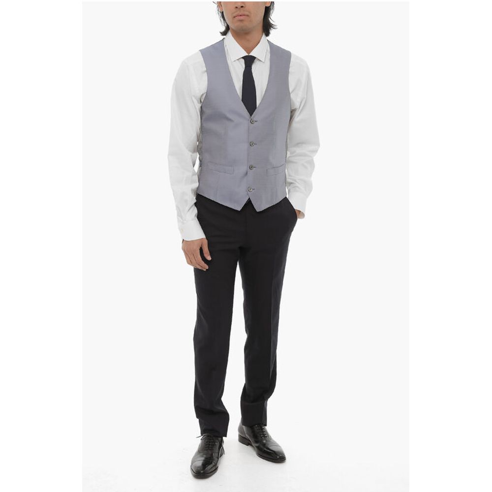 Corneliani Silk CERIM.ACADEMY Waistcoat with Back Adjuster