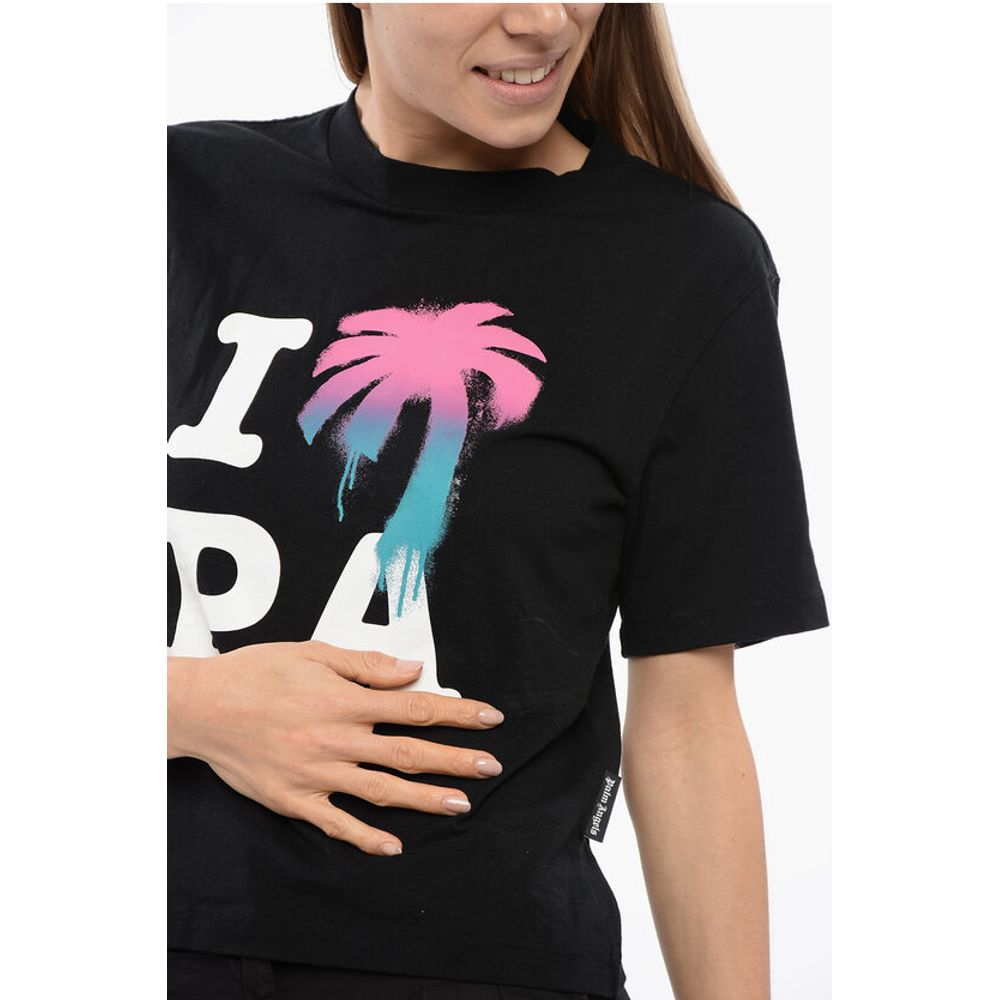 Palm Angels Printed Crewneck T-Shirt
