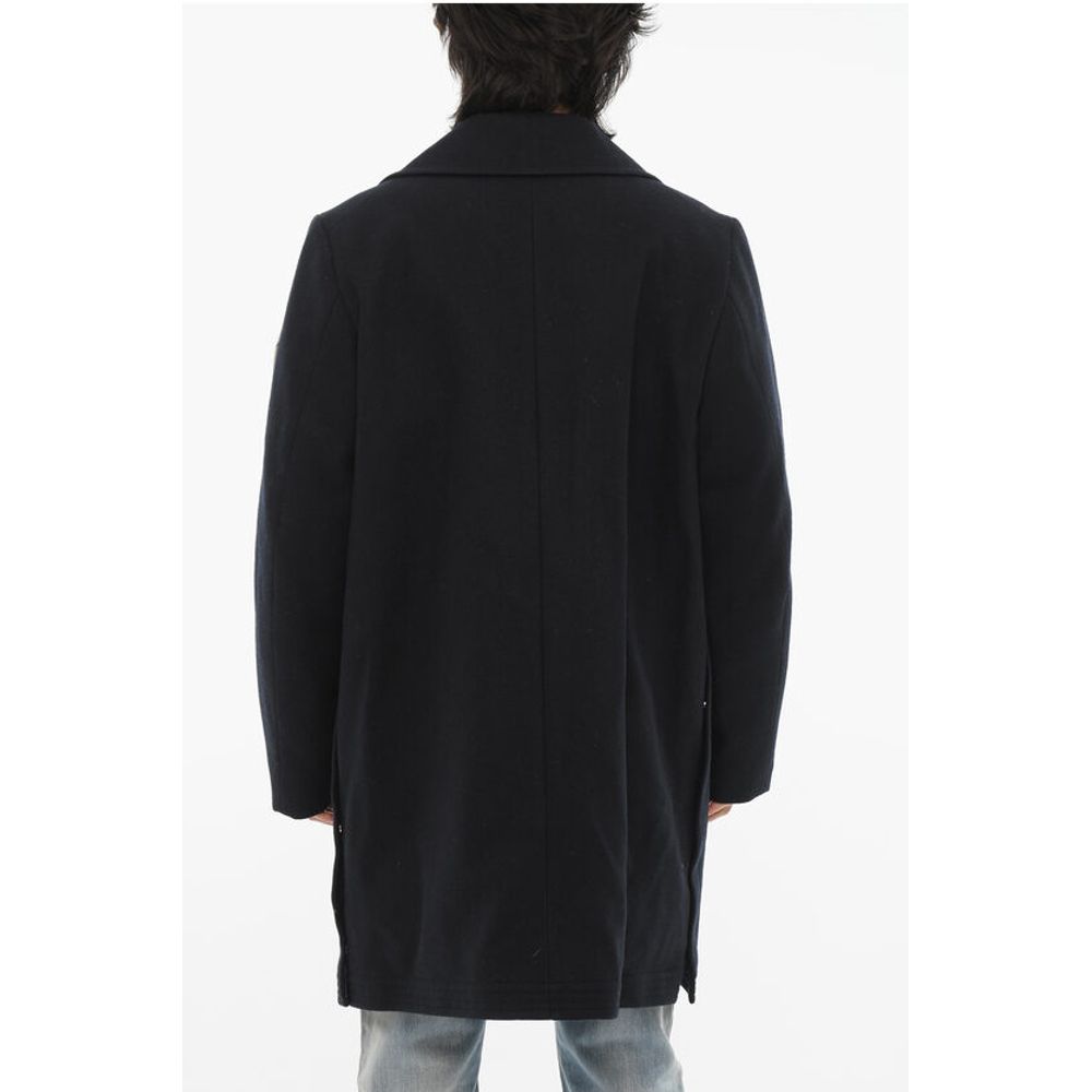 Woolrich Wool Coat with Snap Buttons