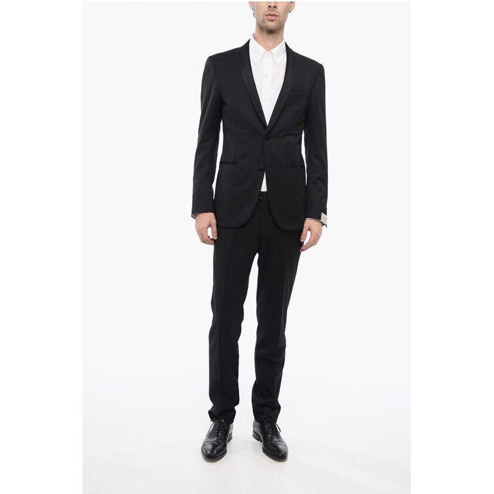 Corneliani Virgin Wool Shawl Lapel 2-Button Suit