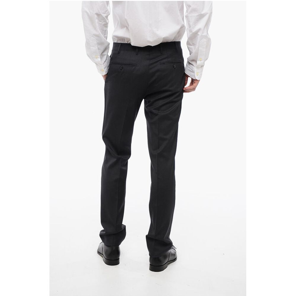 Corneliani Virgin Wool Side Vents Notch Lapel 2-Button Suit