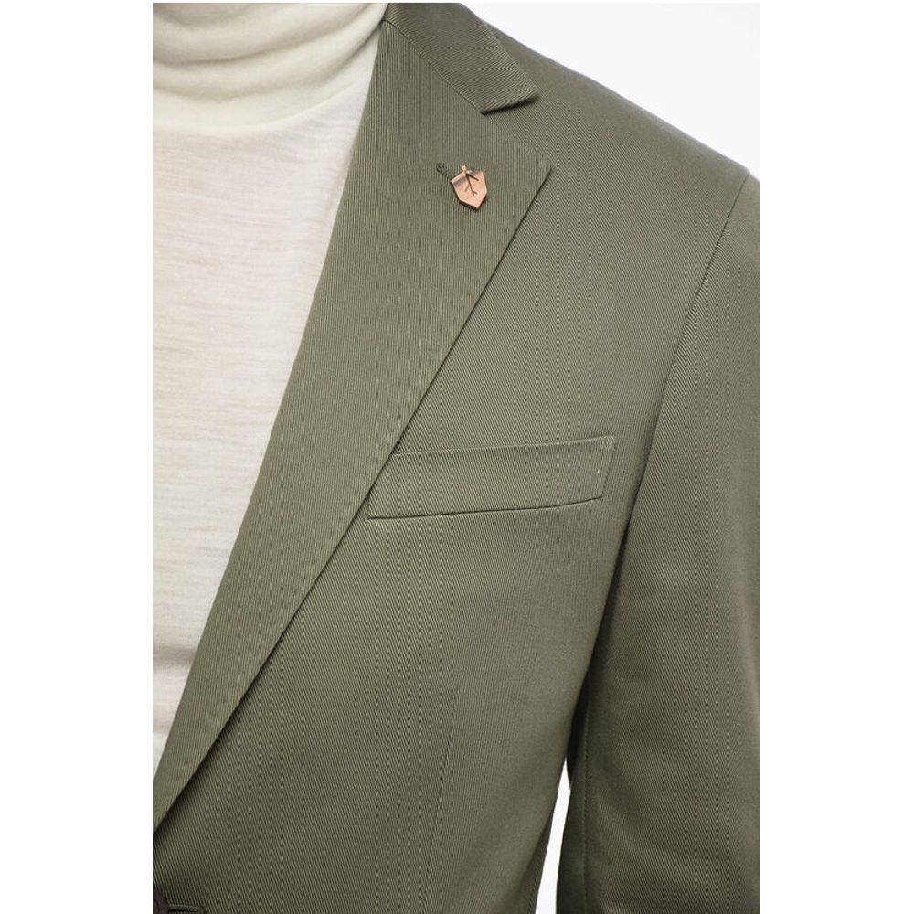 Corneliani Twill Side Vents Notch Lapel CIRCLE 2-Button Suit