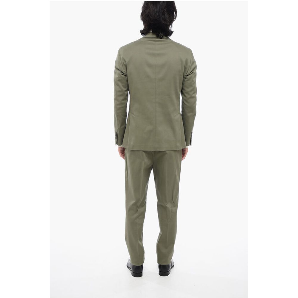 Corneliani Twill Side Vents Notch Lapel CIRCLE 2-Button Suit