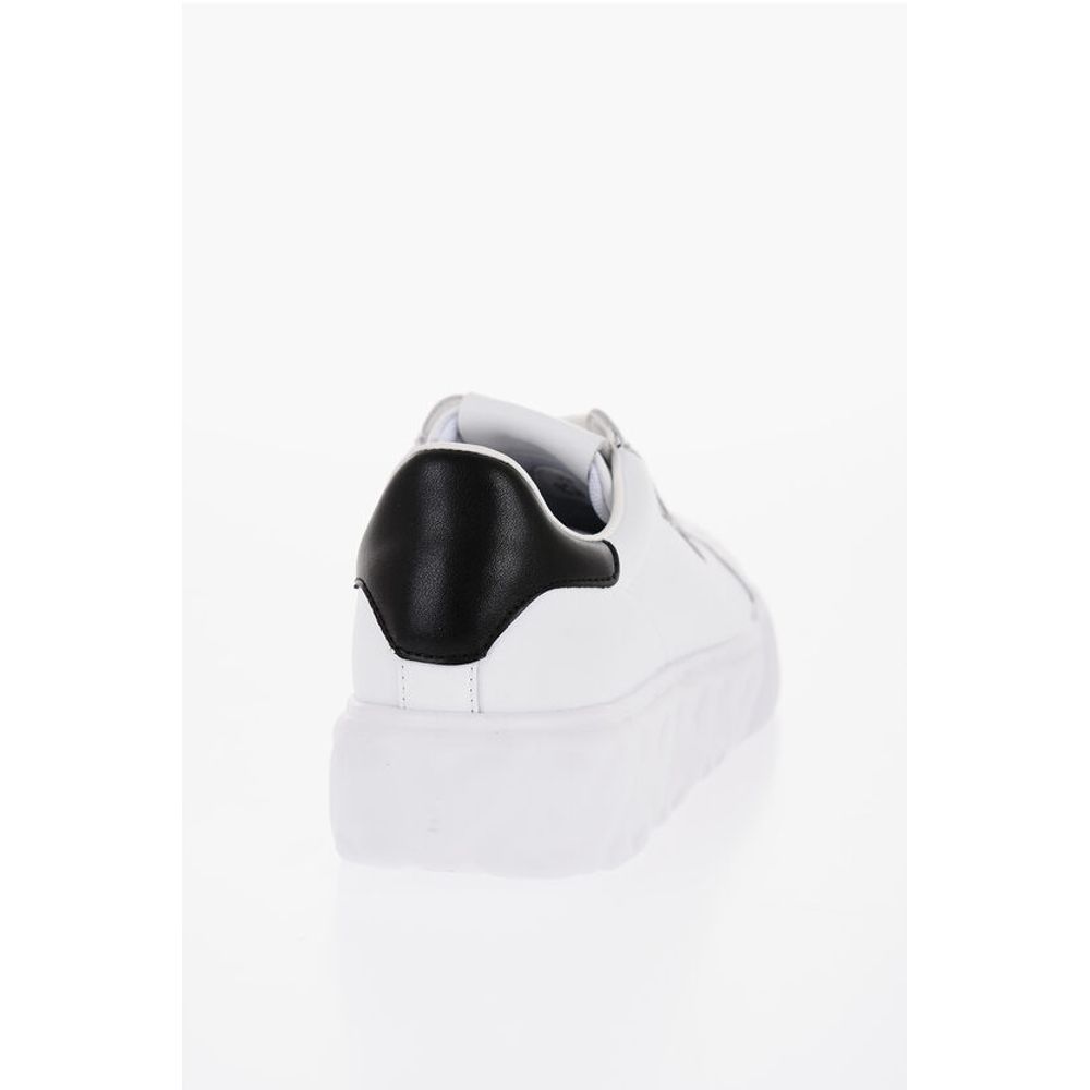 Moschino LOVE Leather HEART45 Low-Top Sneakers with Sole 4,5cm