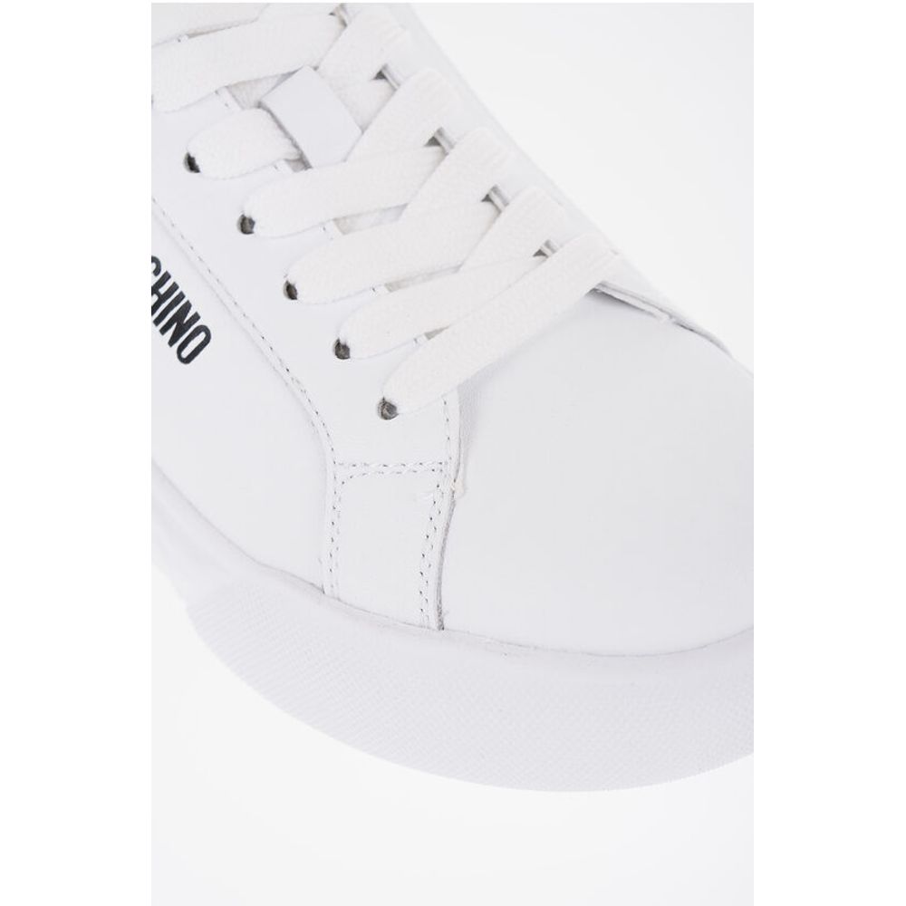 Moschino LOVE Leather HEART45 Low-Top Sneakers with Sole 4,5cm