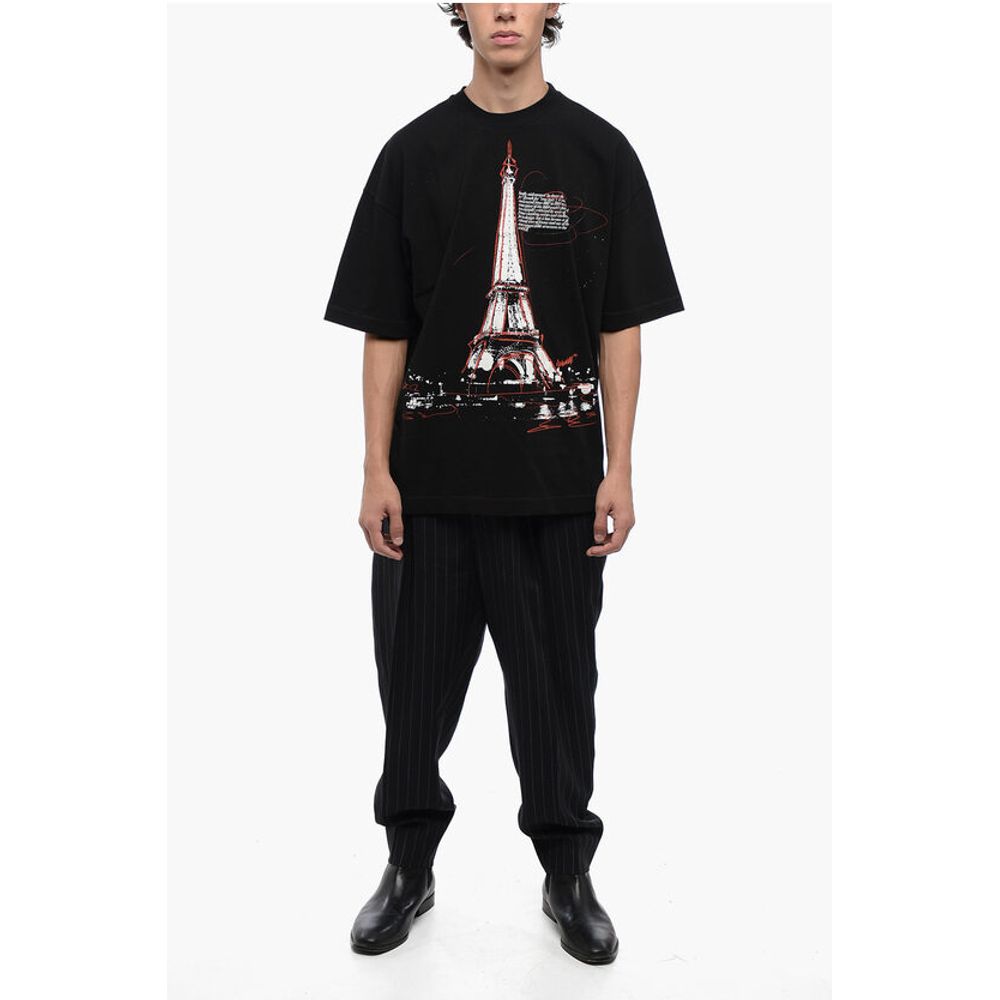 1989 Studio Cotton Crew-neck T-shirt With Frontal Print
