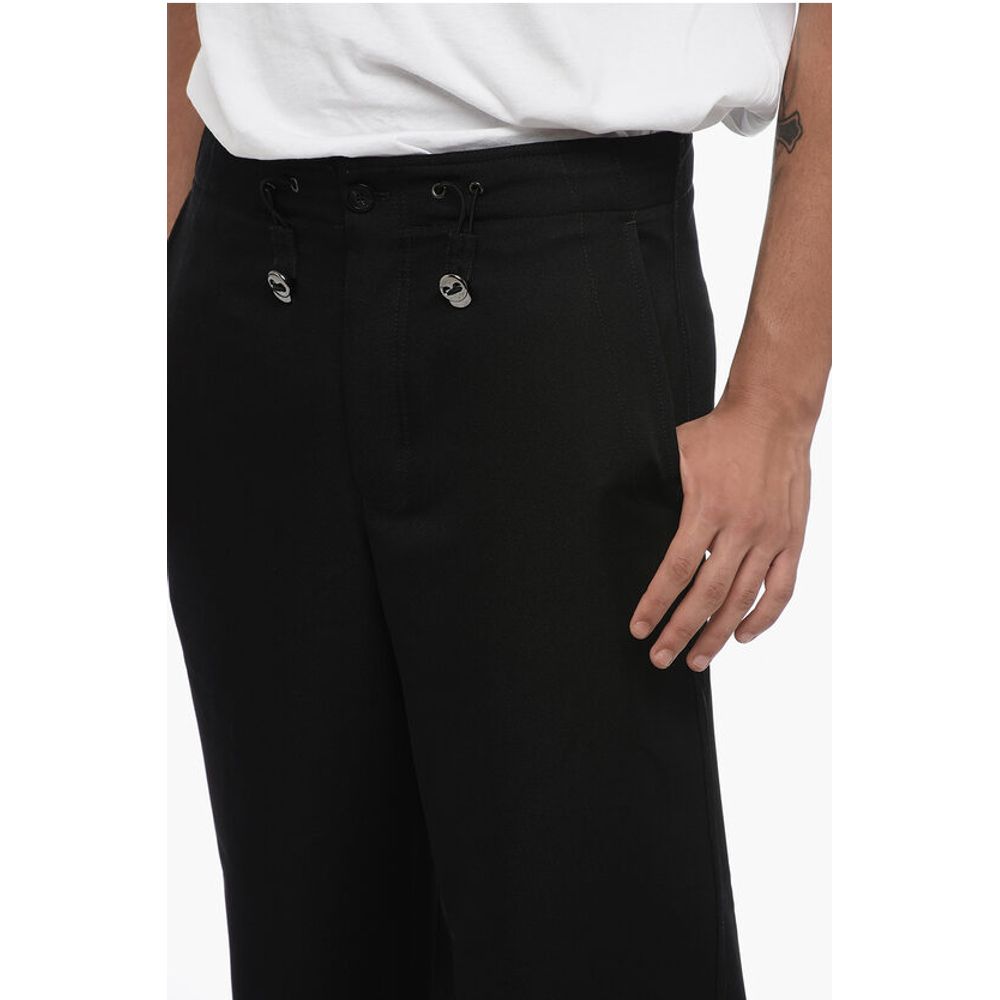 Armani EMPORIO 3-Pocket Pants with Drawstringed Waist and Ankles