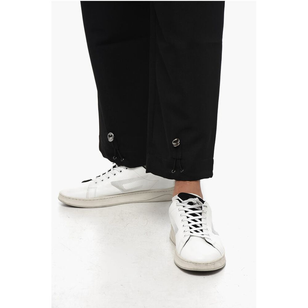 Armani EMPORIO 3-Pocket Pants with Drawstringed Waist and Ankles