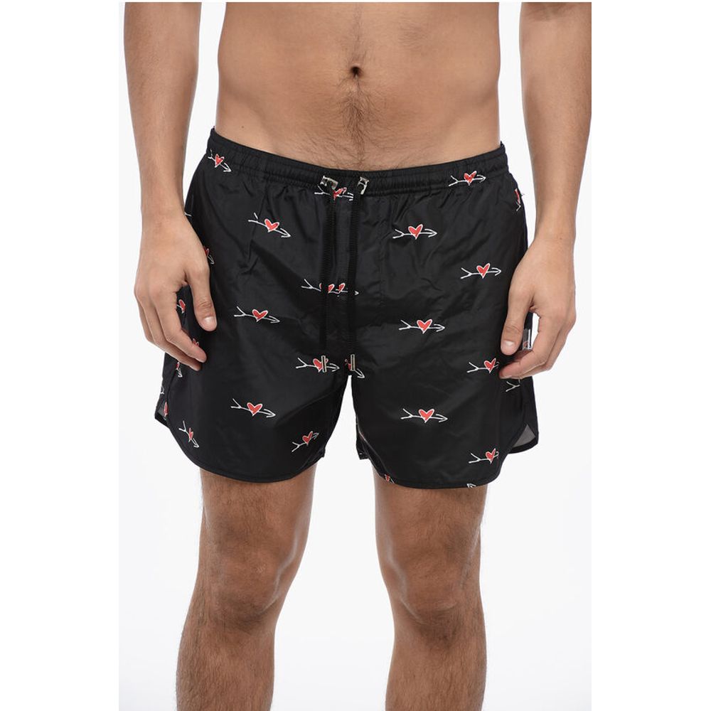 Neil Barrett Printed ALL-OVER CUPID Swim Shorts
