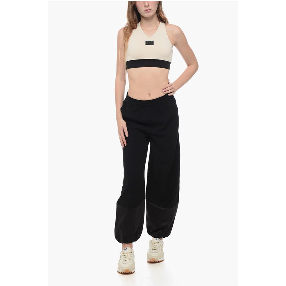 Armani EMPORIO Balloon Fit Pants with Satin Bottom