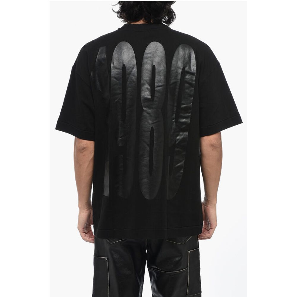 1989 Studio Cotton Crew-neck T-shirt with Maxi Print on the Front