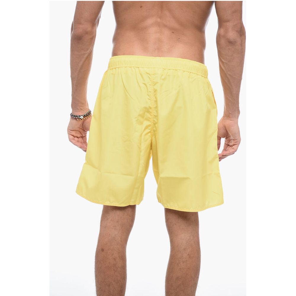 Yes I Am Logoed Patch Swimshorts