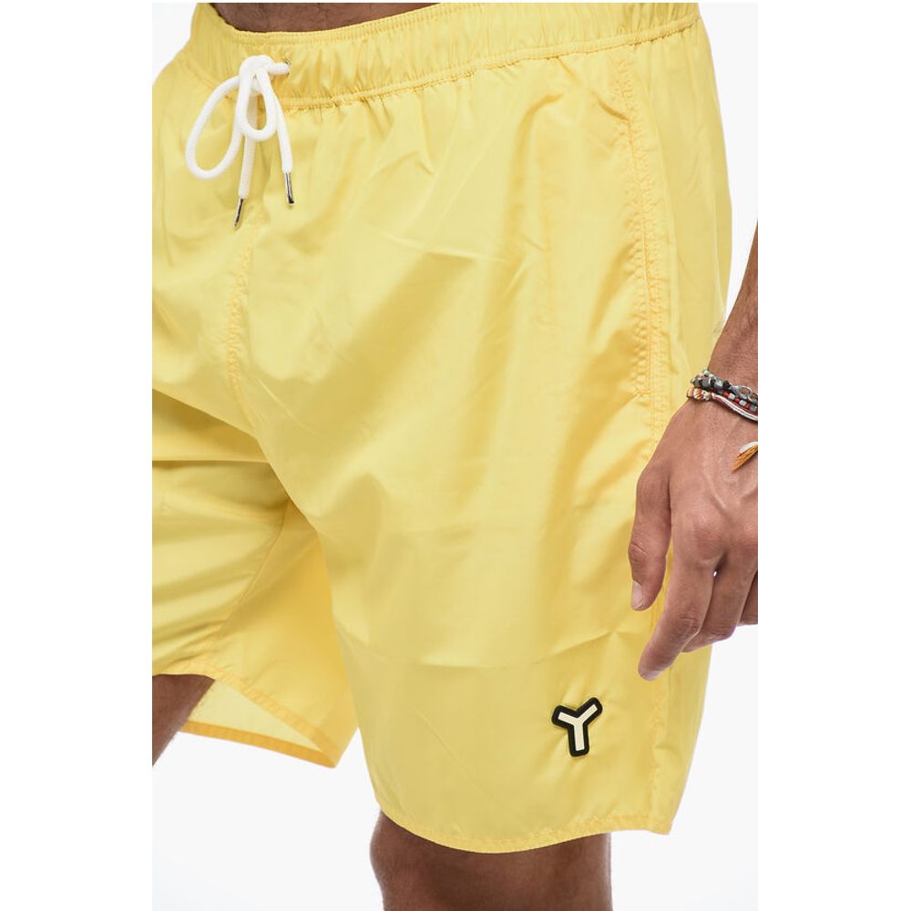Yes I Am Logoed Patch Swimshorts