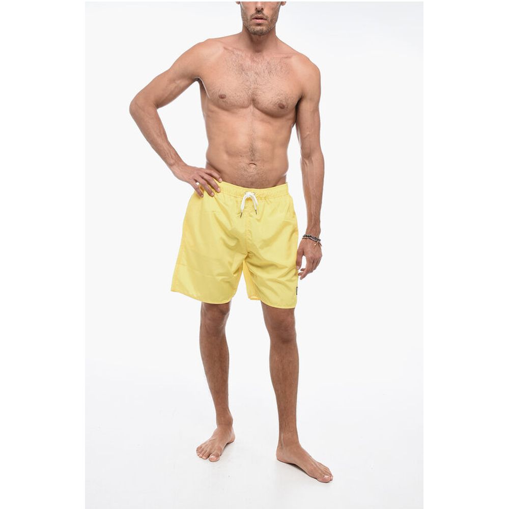Yes I Am Logoed Patch Swimshorts