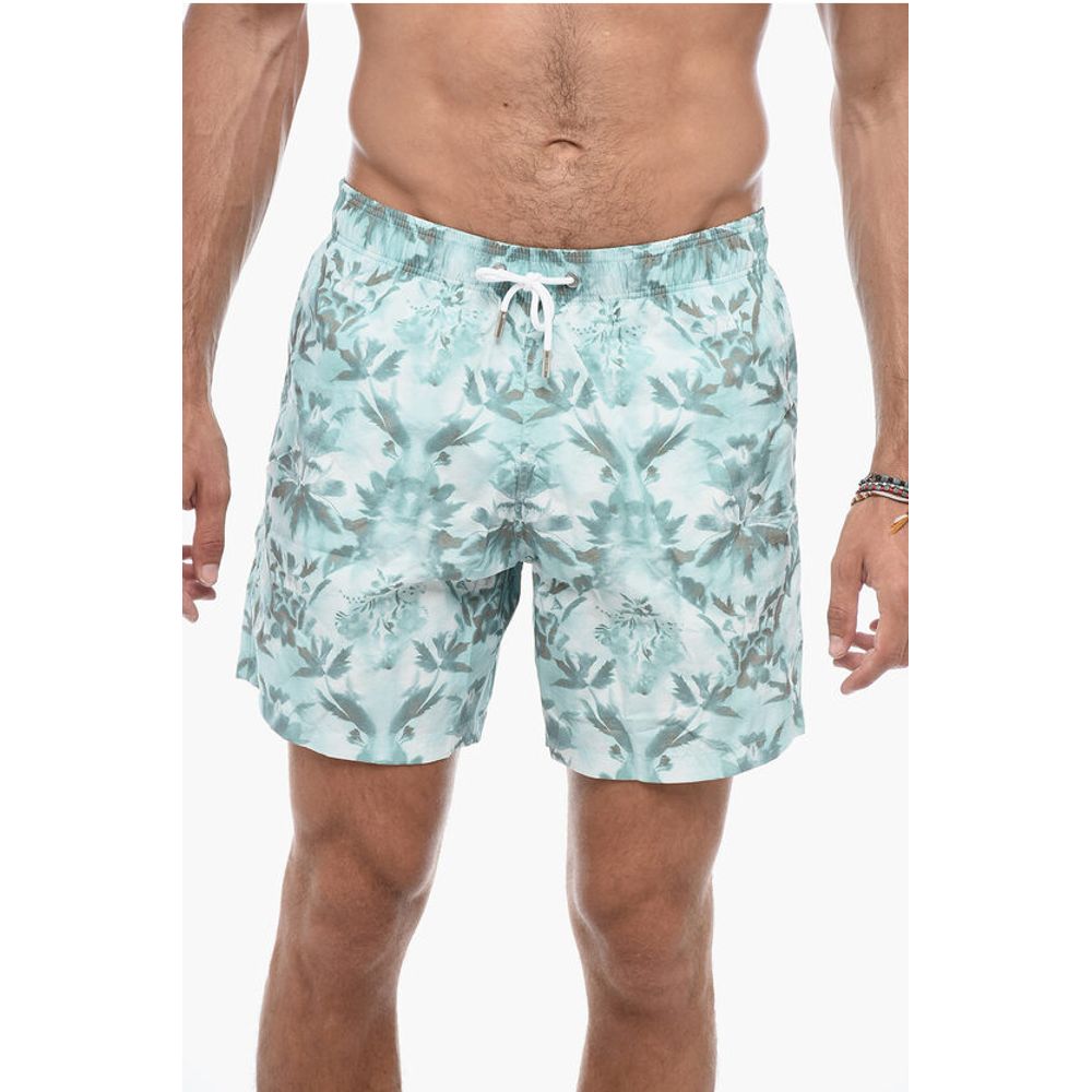 Berluti Floral Pattern Boxer Swimshorts