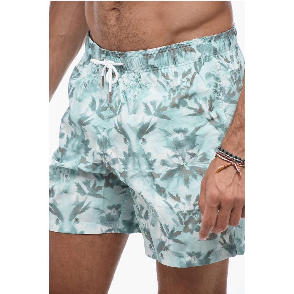 Berluti Floral Pattern Boxer Swimshorts