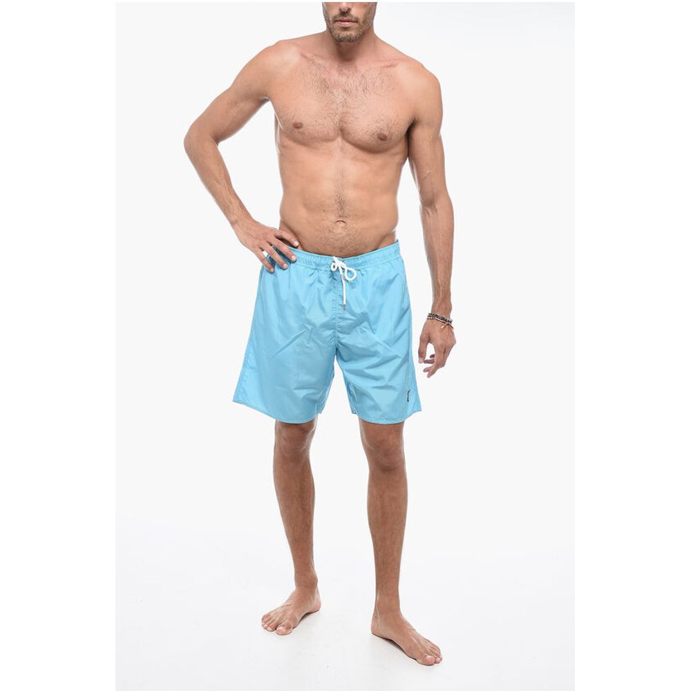 Yes I Am Logoed Patch Swimshorts