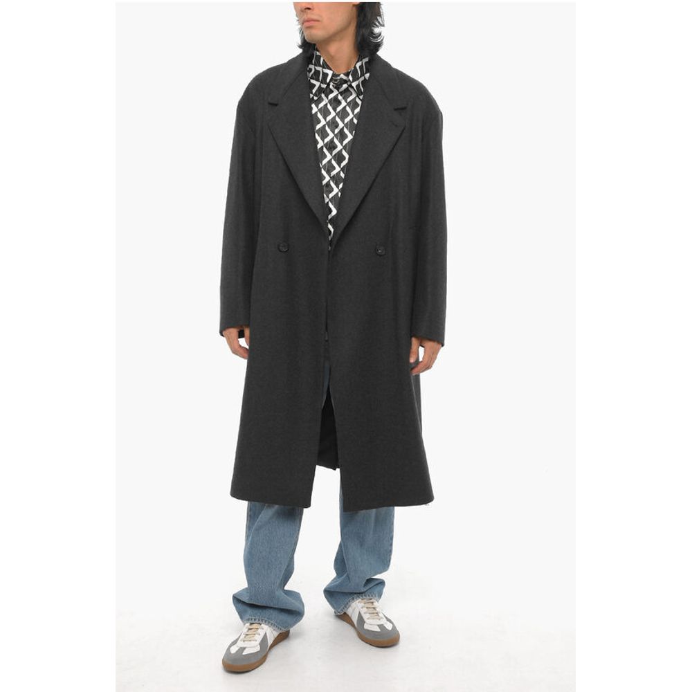 Hevo Wool Blend SANTACESAREA Double-Breasted Coat