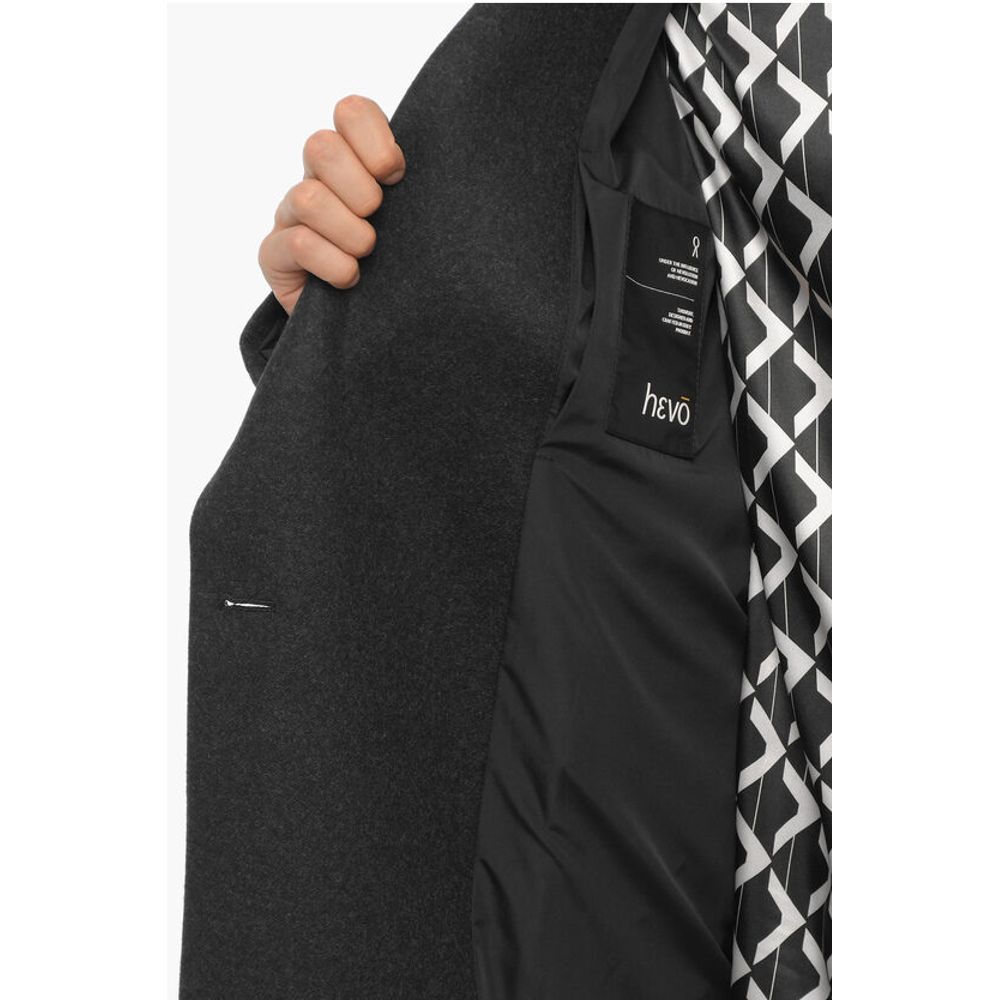 Hevo Wool Blend SANTACESAREA Double-Breasted Coat
