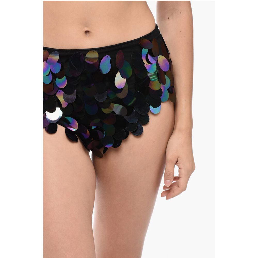 Oséree Sequined High-Waisted Bikini Set