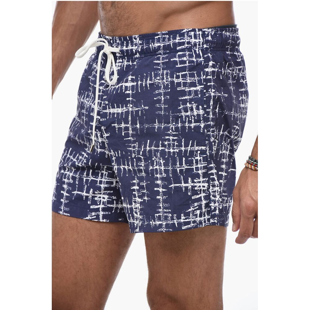 Corneliani Abstract-Patterned Boxer Swimshort