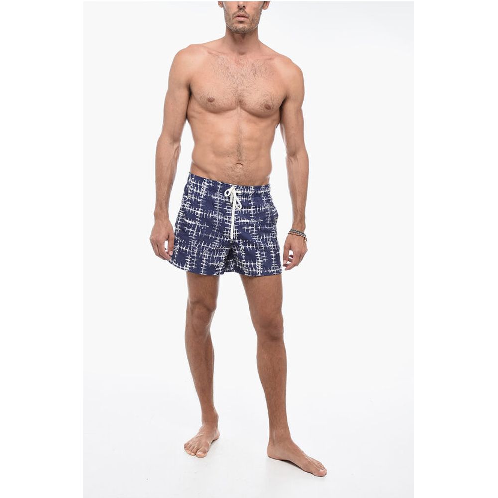 Corneliani Abstract-Patterned Boxer Swimshort