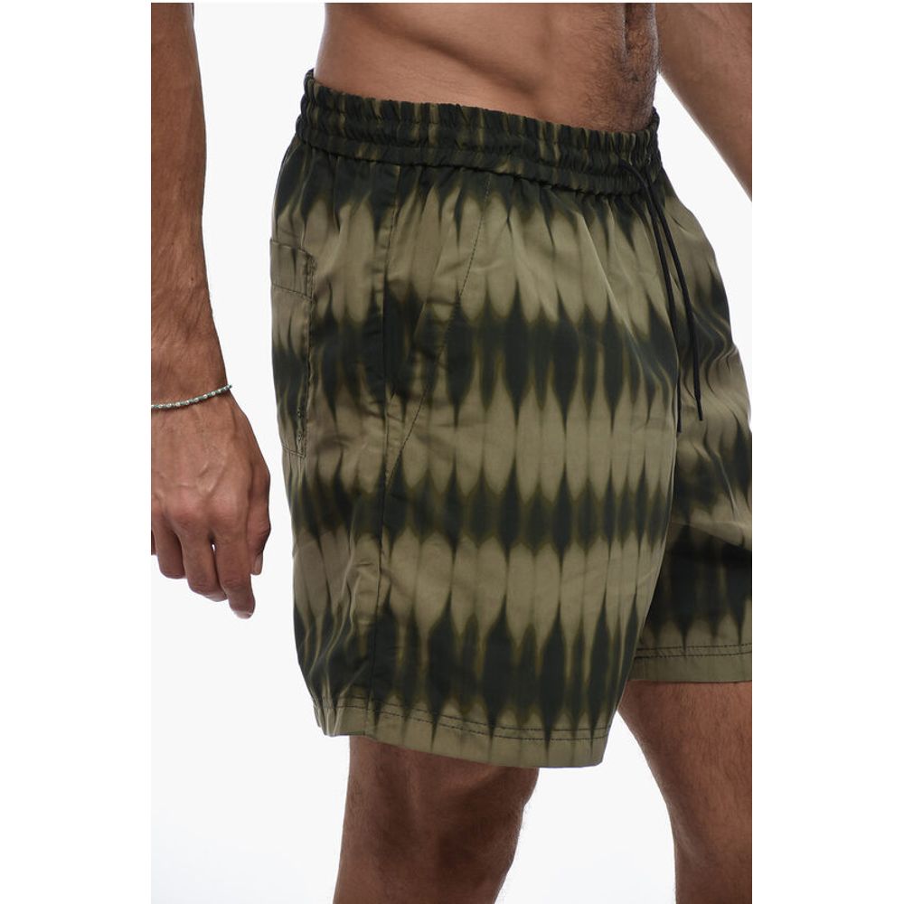 A.P.C. Tie Dye Print Boxer Swimsuit