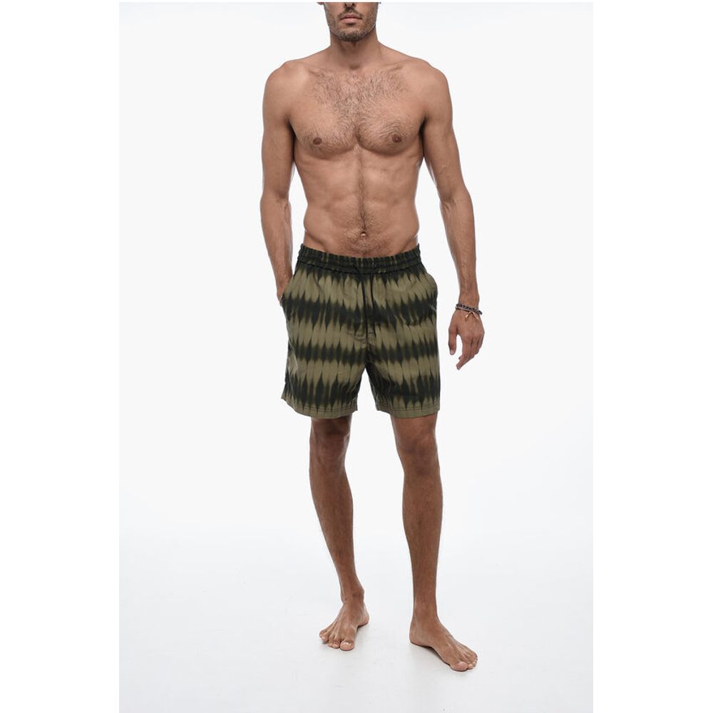A.P.C. Tie Dye Print Boxer Swimsuit