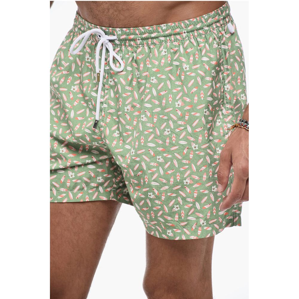 Barba Napoli Floral-print Boxer Swimsuit