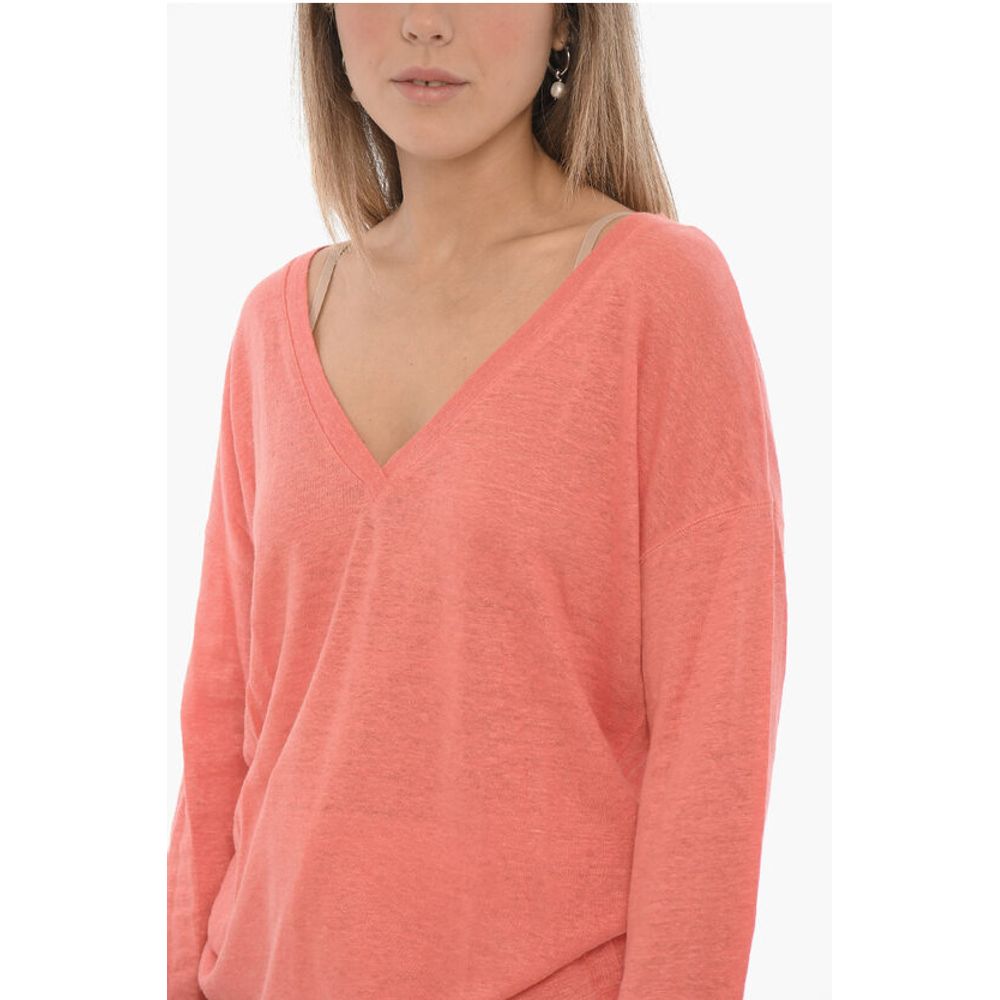 Woolrich V-Neck Linen Sweater