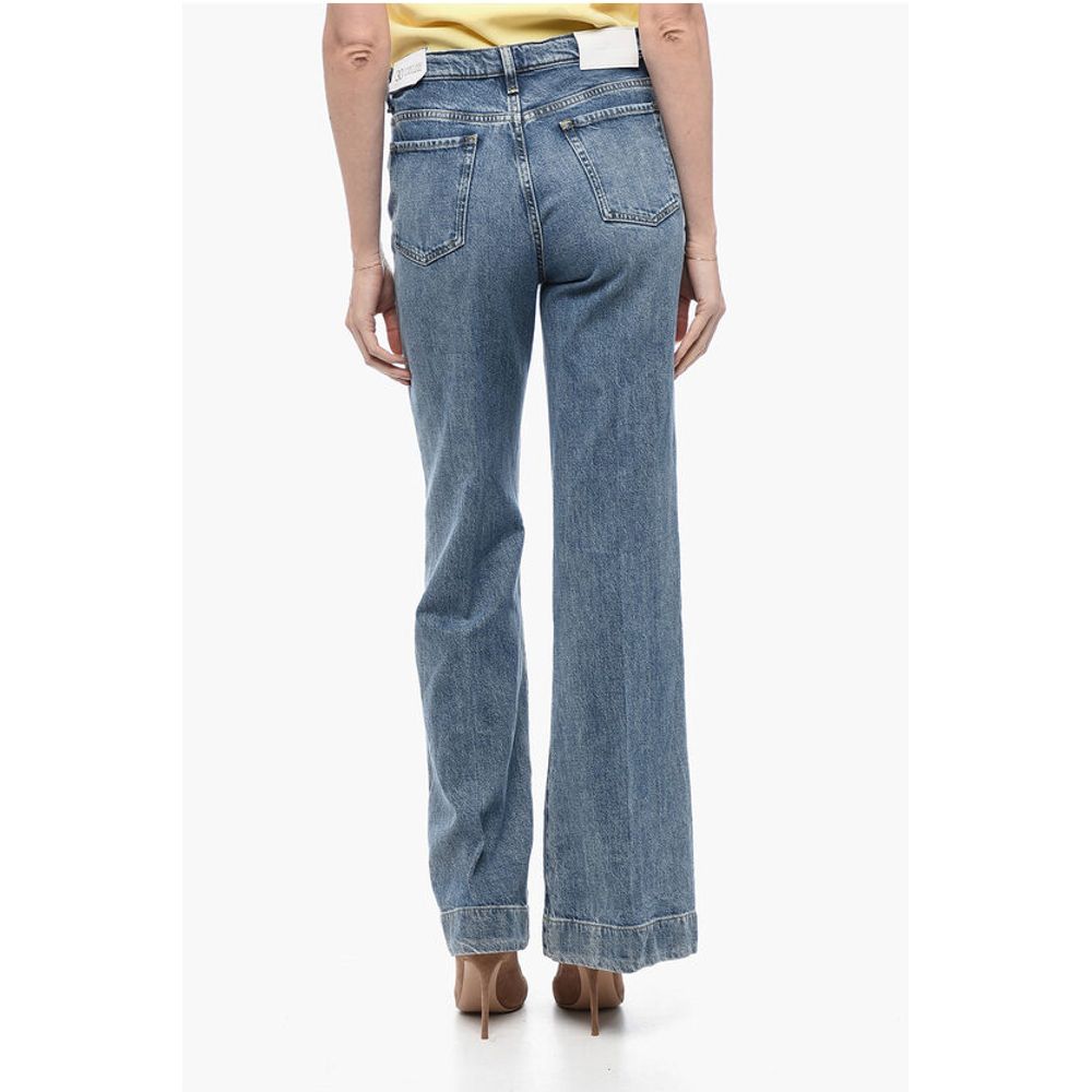 Seven Stone-Washed Bootcut Denim