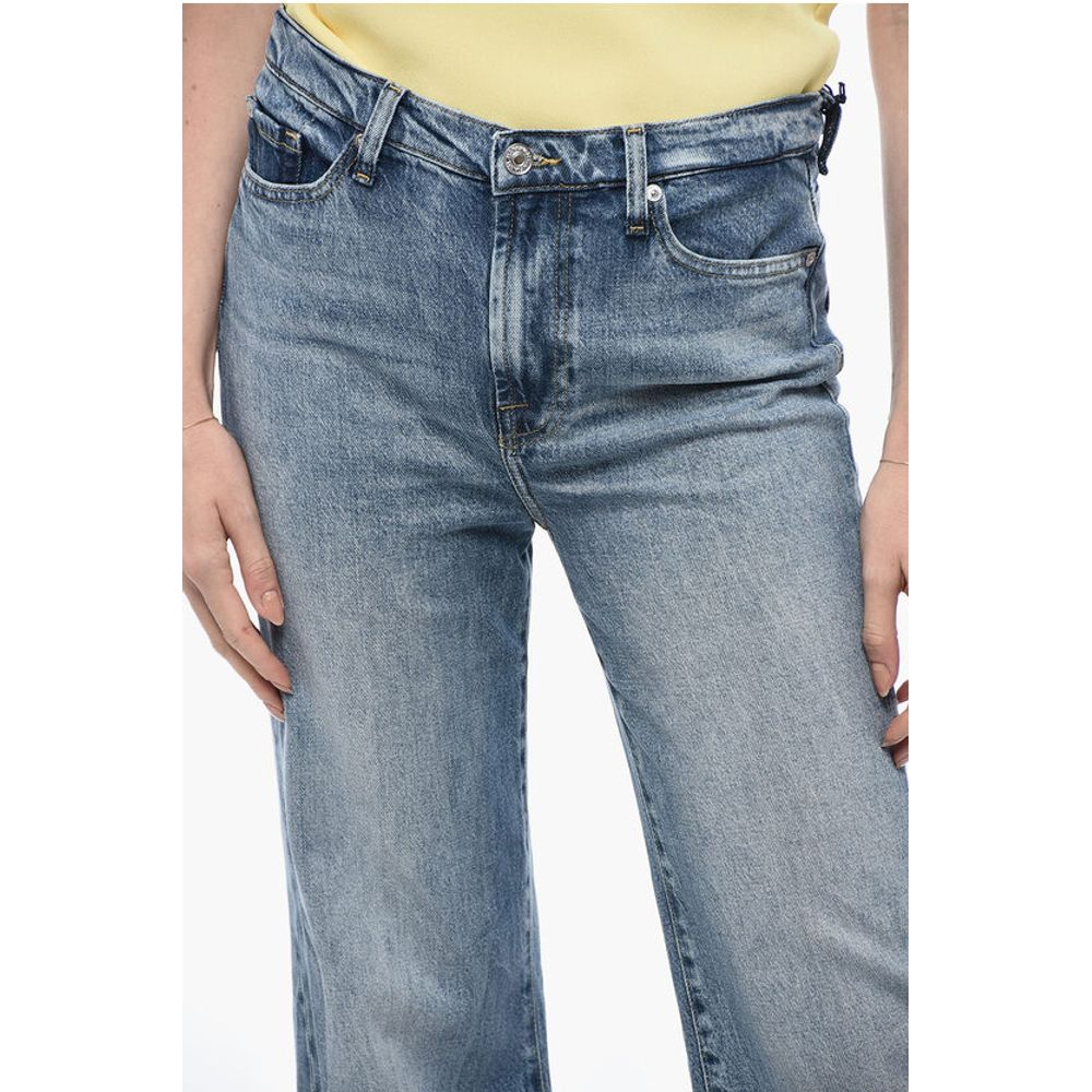 Seven Stone-Washed Bootcut Denim