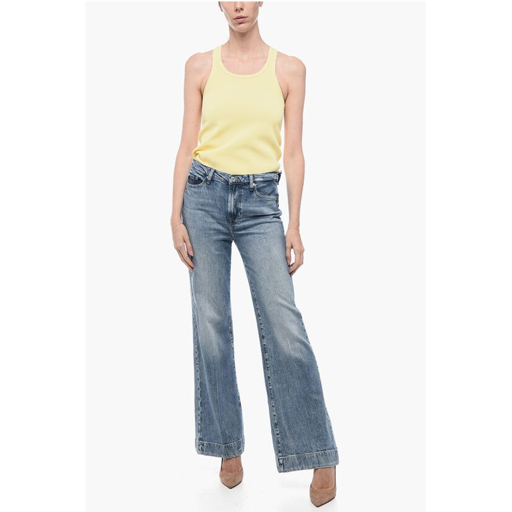 Seven Stone-Washed Bootcut Denim