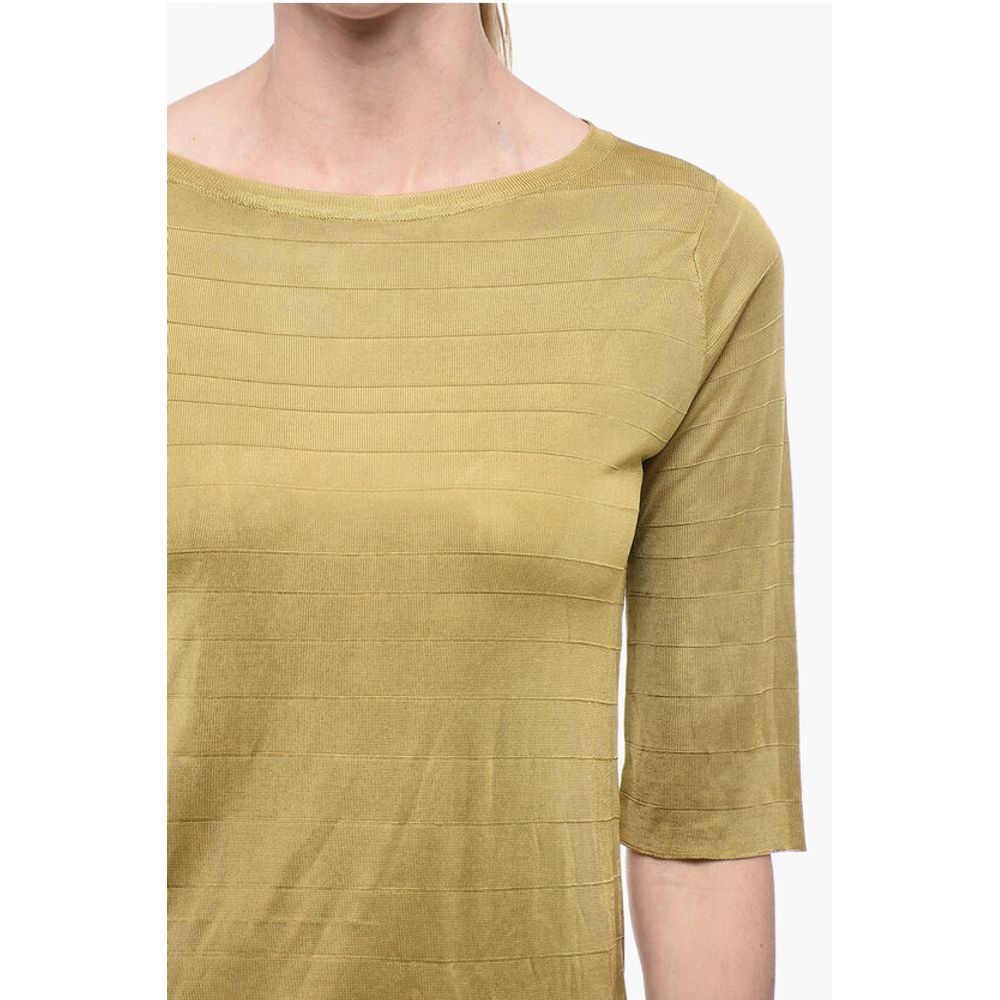 ArchivioB Viscose Sweater with 3/4 Sleeves