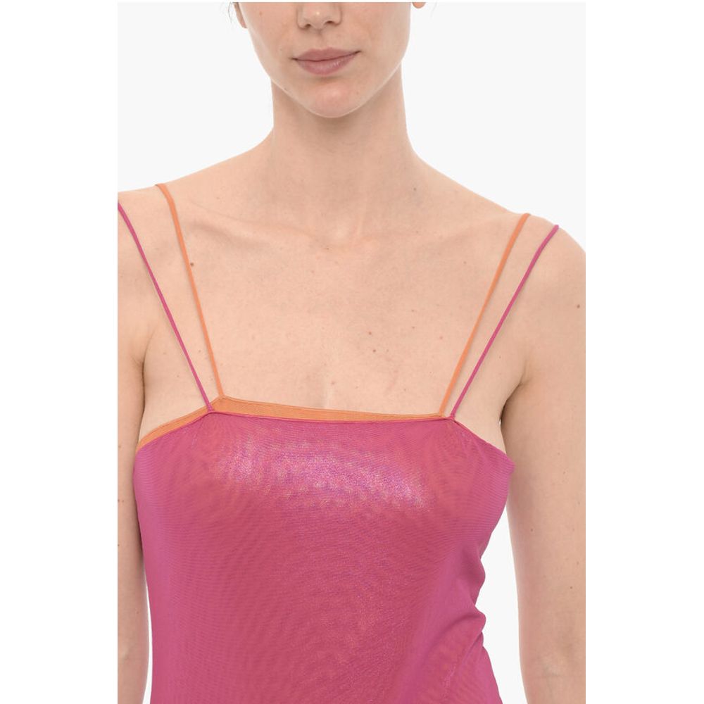Oséree Double Layered Metallic One Piece Swimsuit