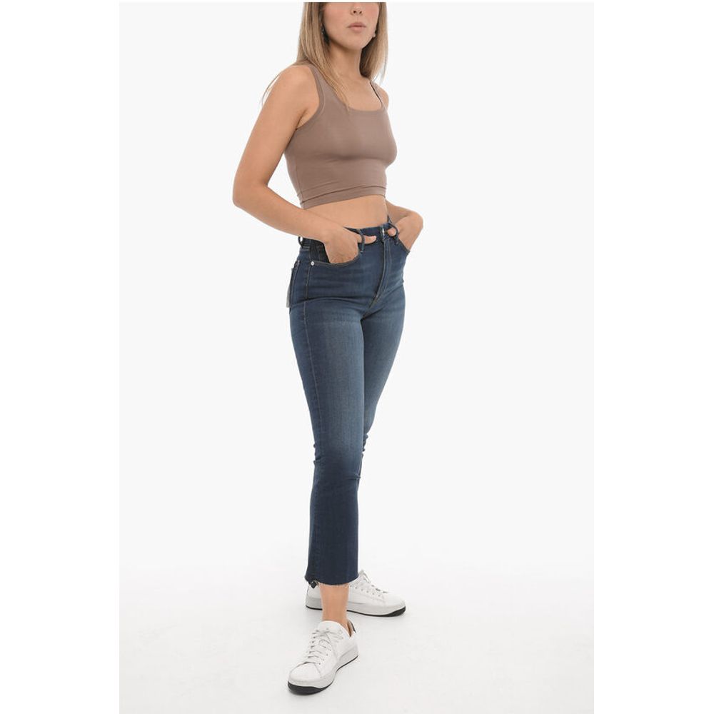 Frame Stretch Denim LE SUPER HIGH CROP MINI BOOT Jeans 20cm